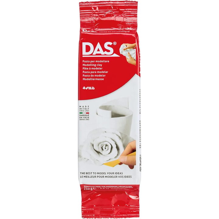 Massa DAS Cer&acirc;mica Fria para Modelar Branca 250g
